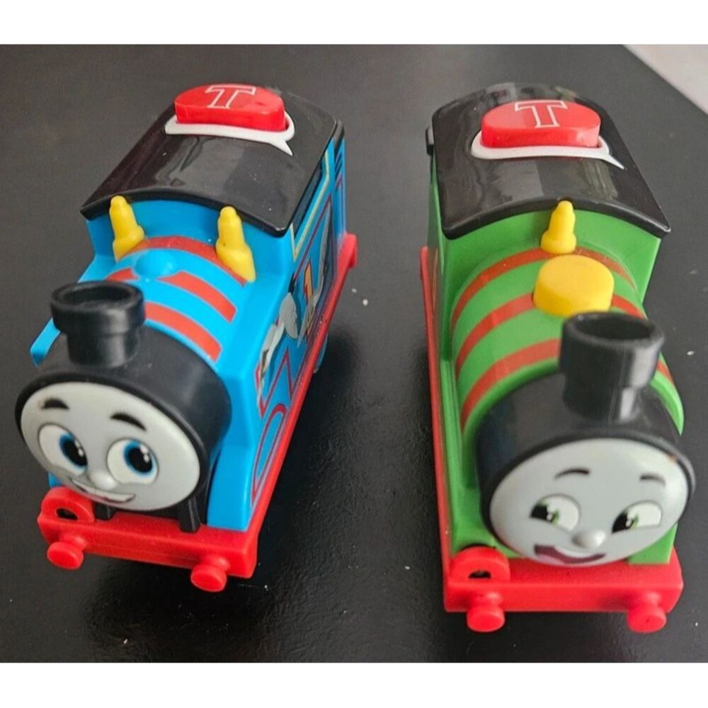 Thomas & Friends TrackMaster Talking Thomas & Percy Motorized Train with Red 'T'